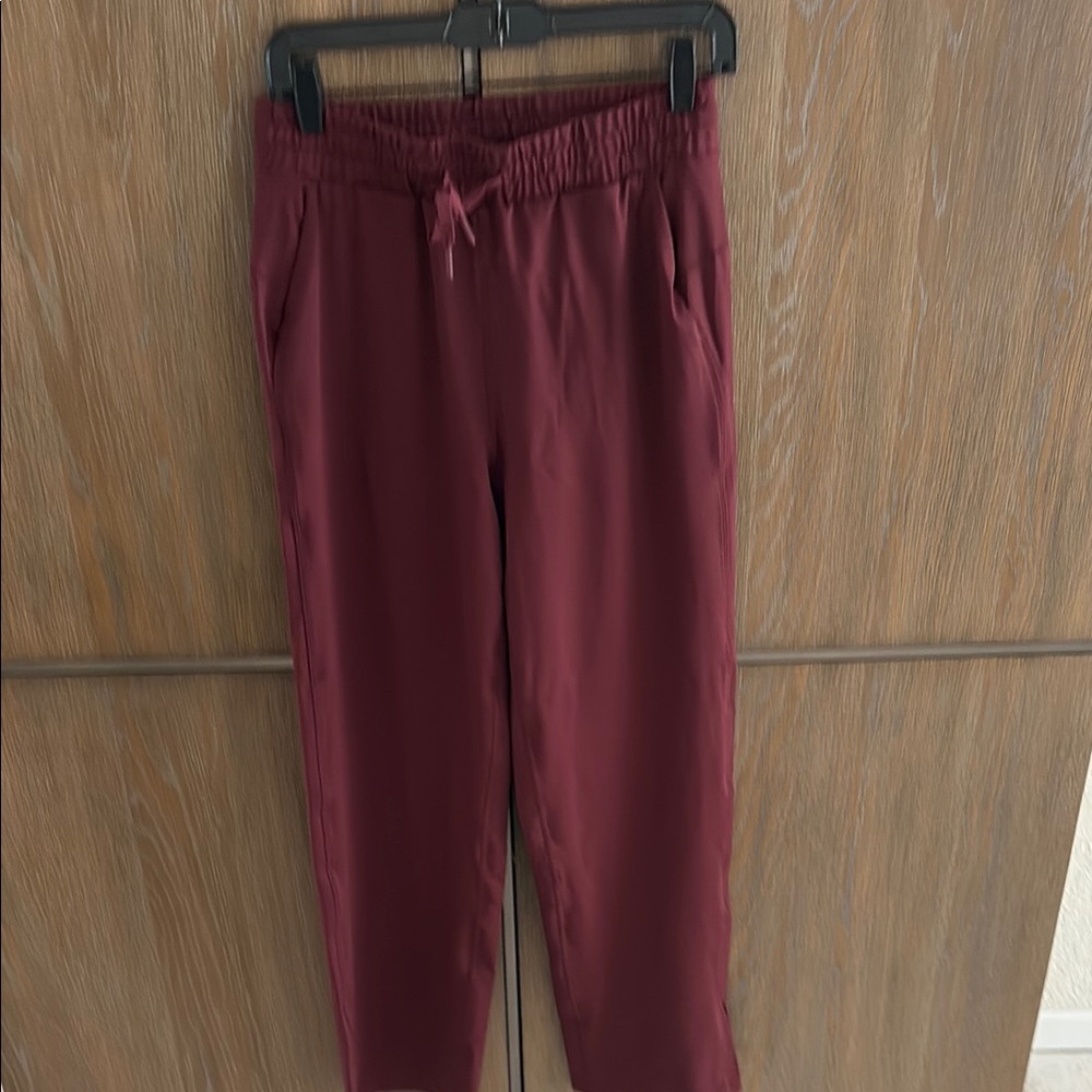 Baleaf Red Leggings Luxurious Velvet Finish